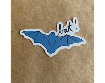 bat! bat sticker - wwdits what we do in the shadows