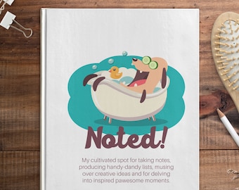 Noted! Pawesome Hardcover Notebook