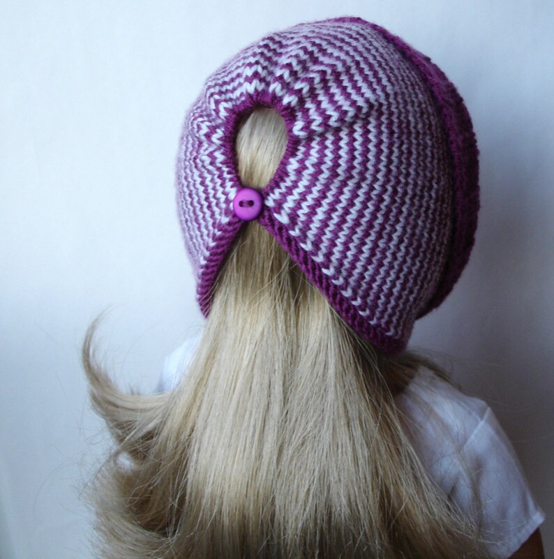 Fleur Hat PDF Knitting Pattern for 18 American Girl Dolls Doll Clothes Pattern Instant Download