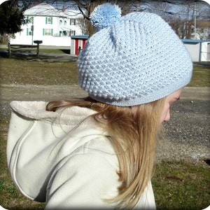 Rosamund 2 PDF Knitting Pattern Girl's Slouchy Hat / Beret Sizes Baby 6 12 Months, Children, Preteens image 4