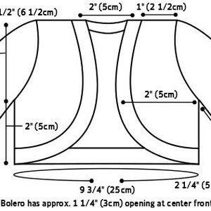 Charlotte Bolero Sweater PDF Knitting Pattern For 18 American Girl Dolls Seamless Doll Clothes Pattern Instant Download image 4