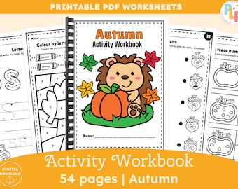 Preschool Curriculum: Autumn Activities and Coloring for Fall Morning Work | Preschool, Pre-K, Kindergarten Worksheets
