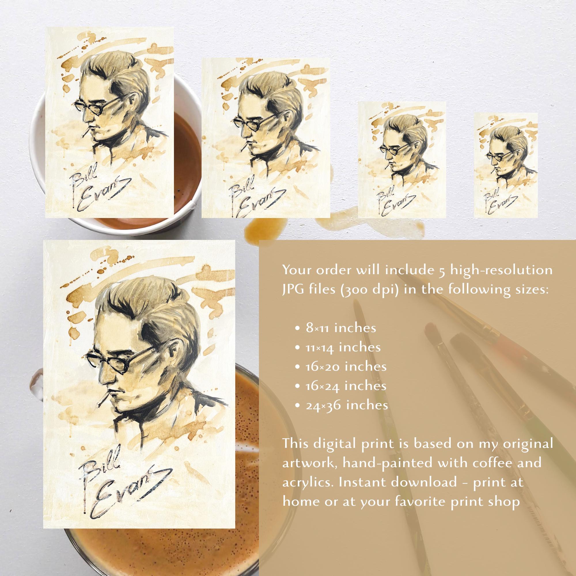 Bill evans poster - Etsy 日本