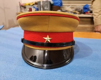 NWW2 IJA Imperial Japanese Army Officer Uniform Peaked Visor Hat Cap Nakata 59 – Available in All Sizes