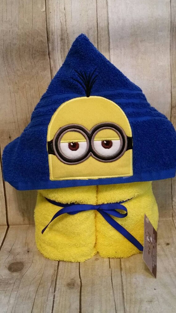 Minion toalla de baño / piscina con capucha regalo de | Etsy