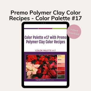 Premo Polymer Clay Color Recipes for Color Palette 17 image 1