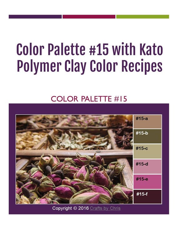 Kato Polyclay Mixing Chart