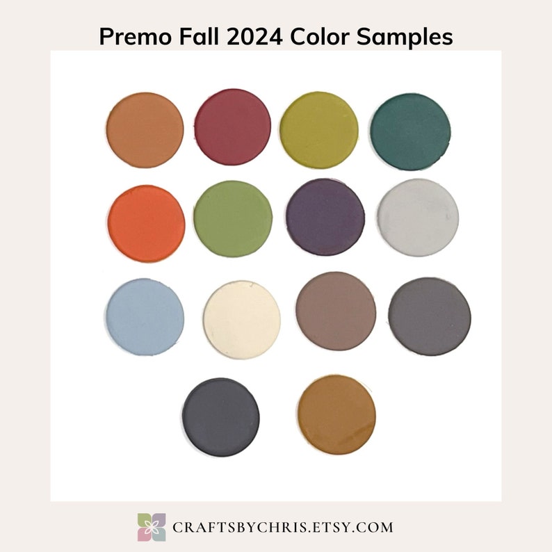 Premo Polymer Clay Color Recipes for Fall 2024 PDF Download image 2