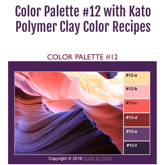 Kato Polyclay Mixing Chart