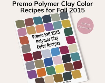 Premo Polymer Clay Color Recipes for Fall 2015