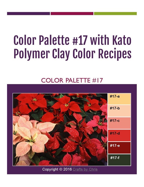 Kato Polyclay Mixing Chart