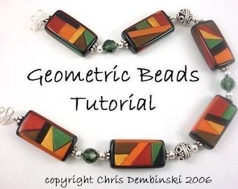 Geometric Beads Tutorial - polymer clay