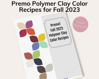 Premo Polymer Clay Color Recipes for Fall 2023
