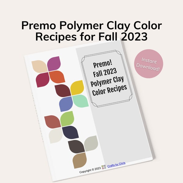 Premo Polymer Clay Color Recipes for Fall 2023