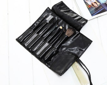 Cosmetic Brushes Rolls, Brush Holder, Make-up Container