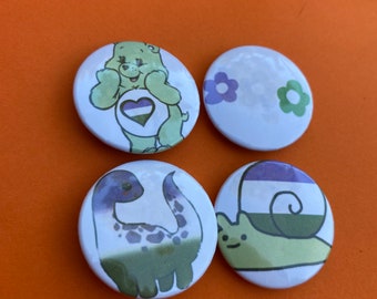 Genderqueer pride badges