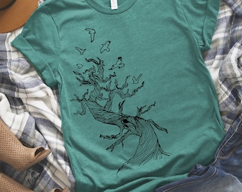 Tree of Life Shirt | Fathers Day Gift for Men | Mens T-Shirts | Graphic Tee for Dads