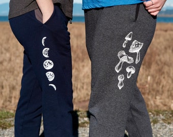 Moon Phases Streetwear Sweatpants, Joggers Women, Yoga Pants Women, Mens Pants, Sweats for Running, Jogging, Casual Wear Gym Pants