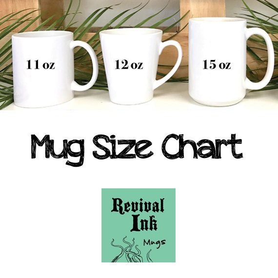 Coffee Cup Sizes Chart