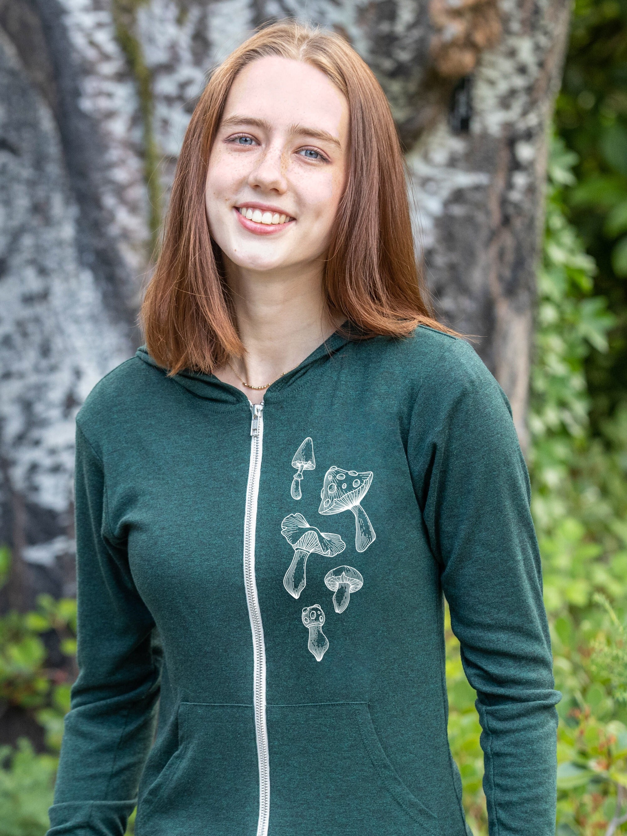 Light Grey Zip Hoodie Etsy