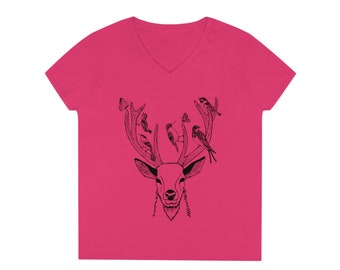 Nature Deer Womens Shirt