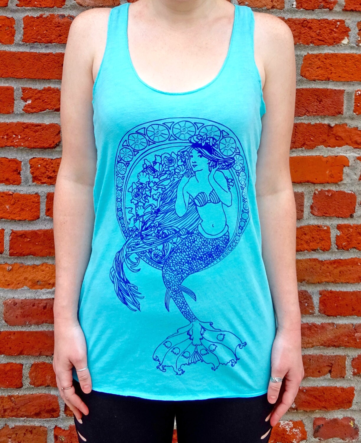 Mermaid Womens Tank Tops for Summer 