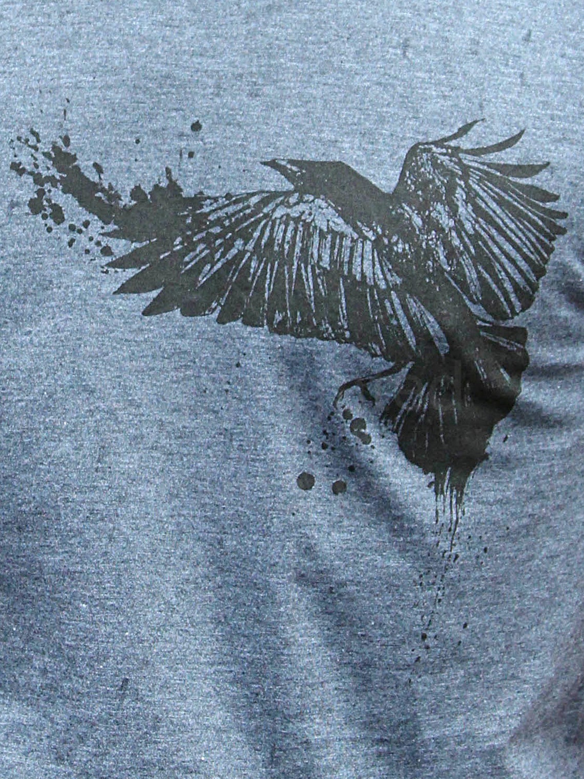 Crow Graphic Men's T-shirt Eco Friendly Raven Unisex | Etsy