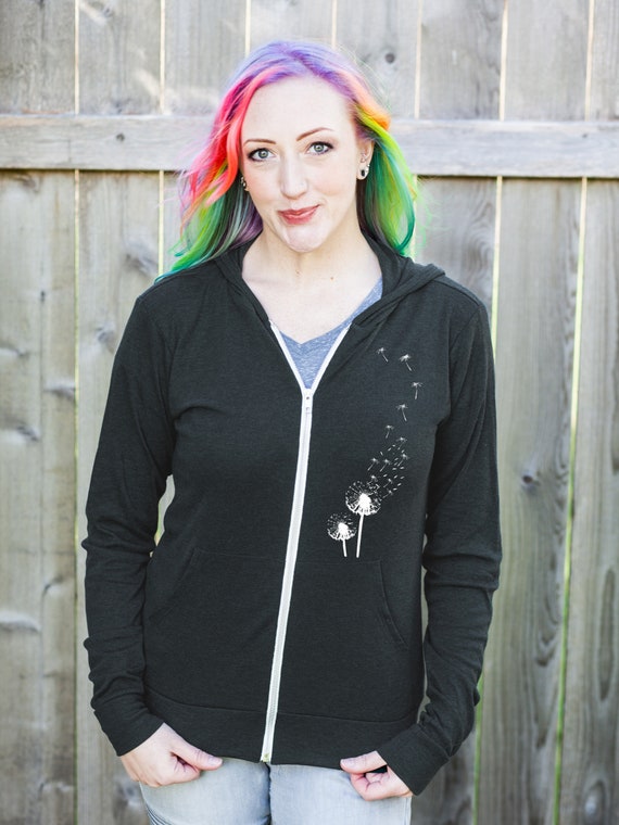 Plus size zip up hoodies top
