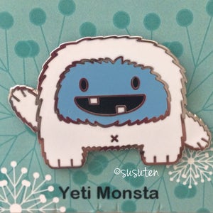 Yeti Monsta enamel pin