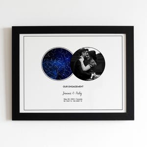 Carte du ciel personnalisée, carte du ciel personnalisée, impression de ciel nocturne, le jour de votre naissance, cadeau de mariage, cadeau pour papa