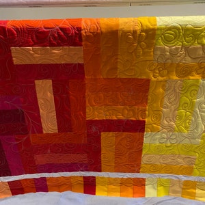 Pattern for Variations on a Rail Fence Lap Quilt Strip Piecing - Etsy