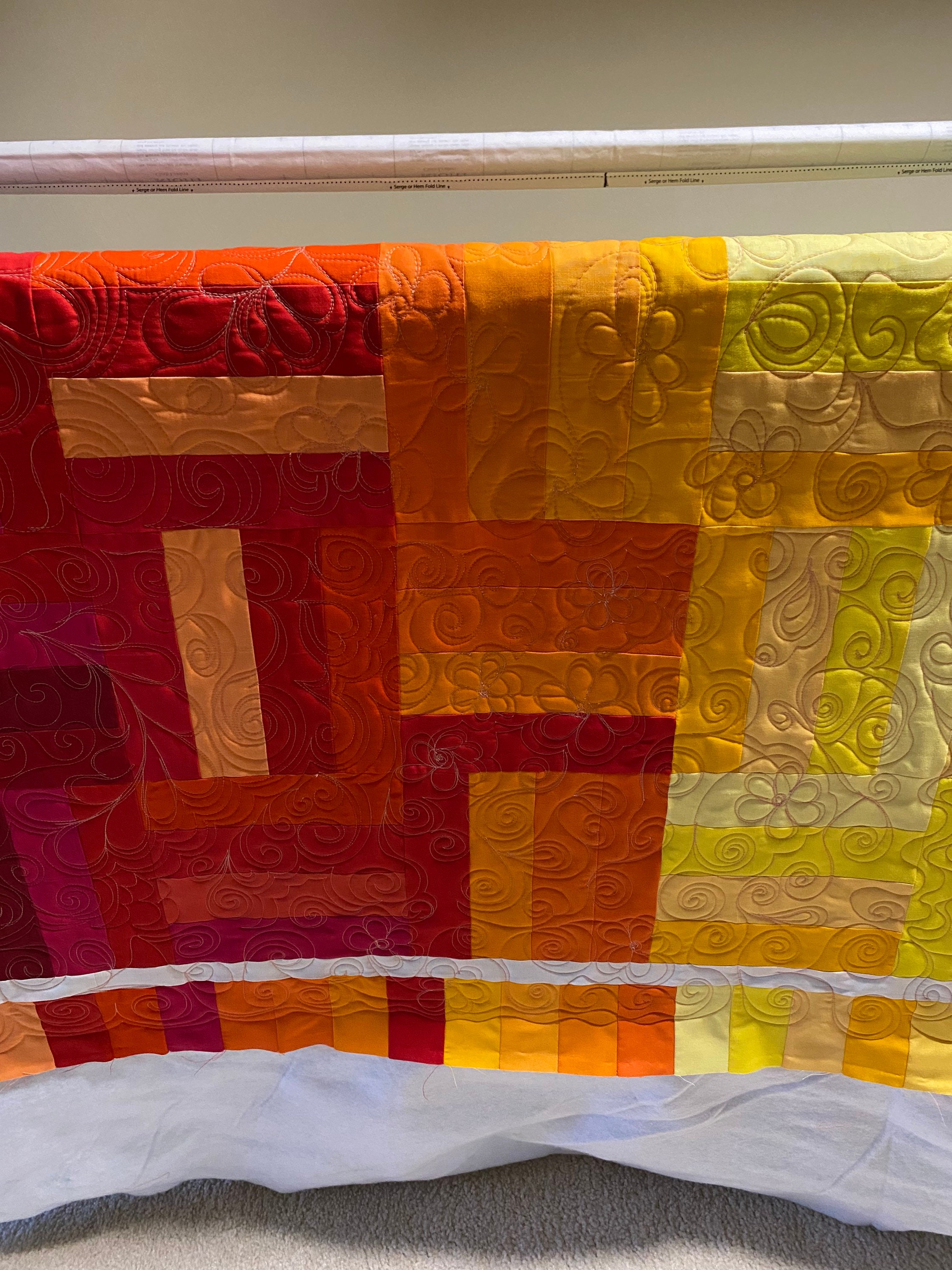 Pattern for Variations on a Rail Fence Lap Quilt Strip Piecing - Etsy