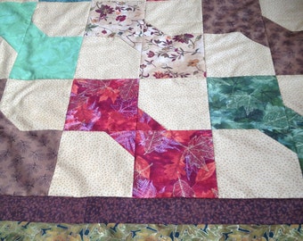Patroon voor vlinderstrikquilt met 3 maatopties King Queen Twin