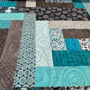 Log Cabin Quilt Pattern Multiple Sizes