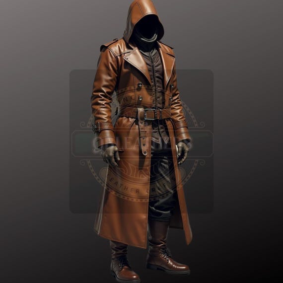 ブラウンレザートレンチコート HARE｜レザーキリカエトレンチコート | Rakuten Fashion(楽天