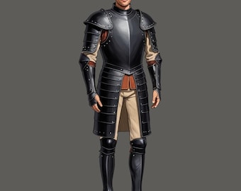 Medieval Knight Armor Suit - Full-Body Gothic Plate Armor Costume for Cosplay and Reenactments