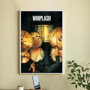 Póster de la película Whiplash: póster de película en lienzo de alta calidad: arte de pared, decoración del hogar