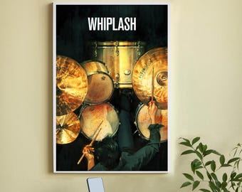 Whiplash Movie Poster-High Quality Canvas Movie Poster - Wall Art-Home Decor