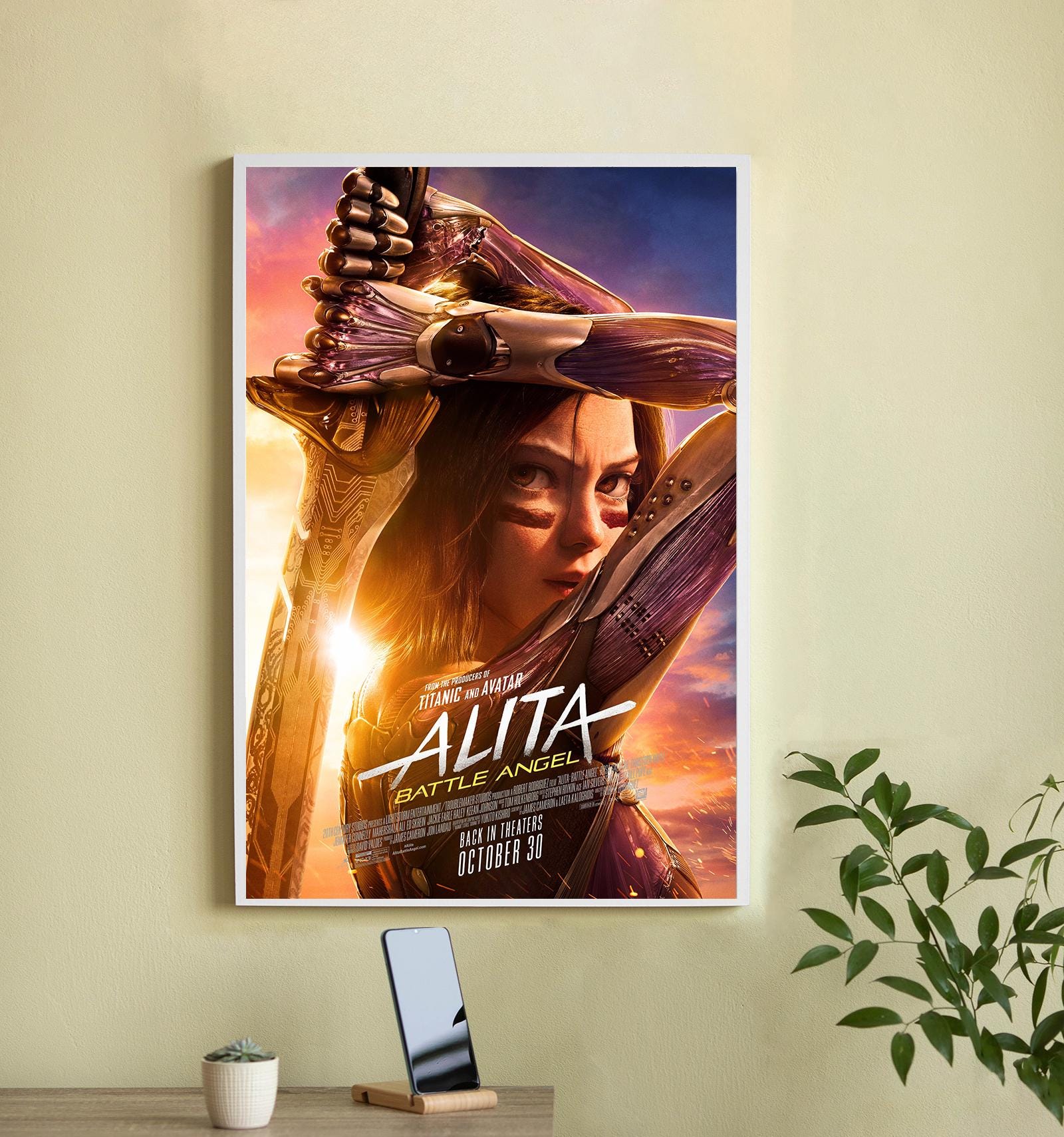 Alita battle angel poster - Etsy 日本