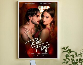 Red Flags 2025 Movie Poster-High Quality Canvas Movie Poster - Wall Art-Home Decor