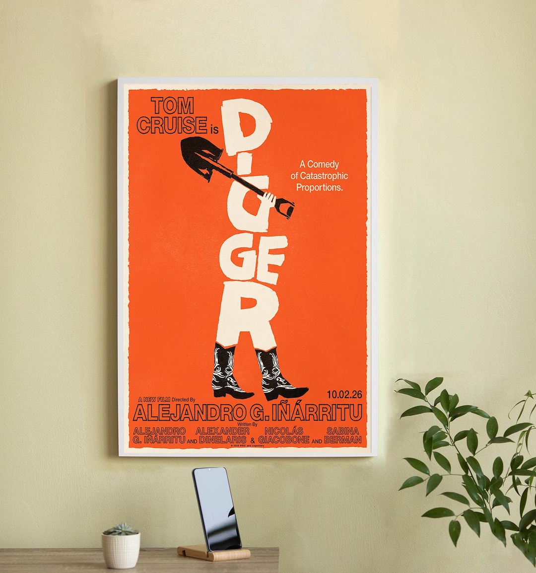 Digger (2026) Movie Poster-high Quality Canvas Movie Poster - Wall