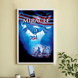 Póster de la película "Milagro" - Lienzo de alta calidad - Arte mural - Decoración del hogar