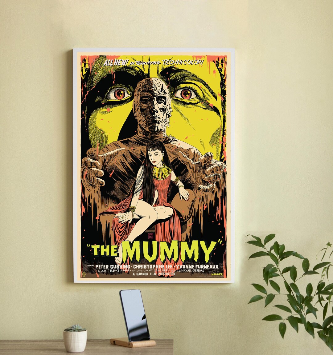 The Mummy Movie Poster-high Quality Canvas Movie Poster - Wall Art-home ...