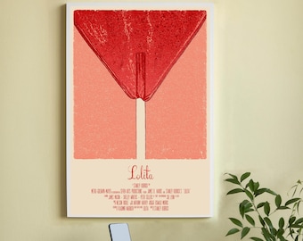 Lolita Movie Poster-High Quality Canvas Movie Poster - Wall Art-Home Decor