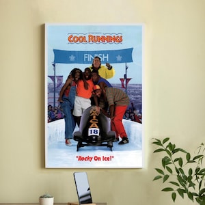 Póster de la película Cool Runnings: póster de película en lienzo de alta calidad, arte de pared, decoración del hogar
