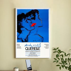Poster del film Querelle - Poster del film su tela di alta qualità - Arte murale - Decorazione per la casa