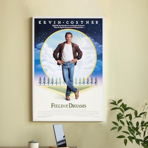 Póster de la película "El Campo de los Sueños" - Lienzo de alta calidad - Arte mural - Decoración del hogar