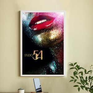 Poster del film Studio 54 - Poster del film su tela di alta qualità - Arte murale - Decorazione per la casa
