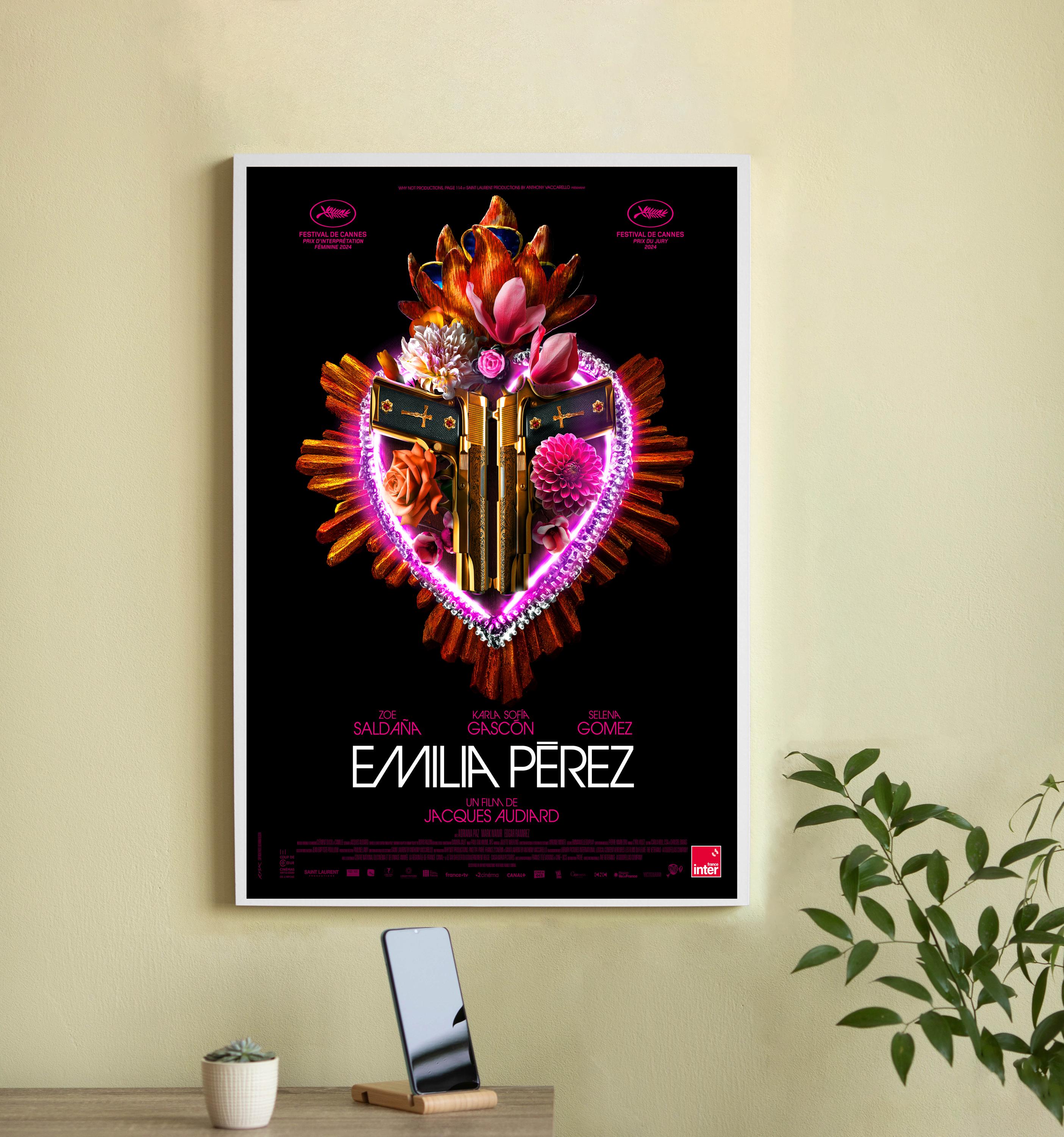HUERWJRBJ Affiche De Film Emilia Pérez - Peinture D'art Moderne