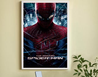 Póster de la película El Asombroso Hombre Araña - Póster de lienzo de alta calidad - Arte de pared - Decoración para el hogar